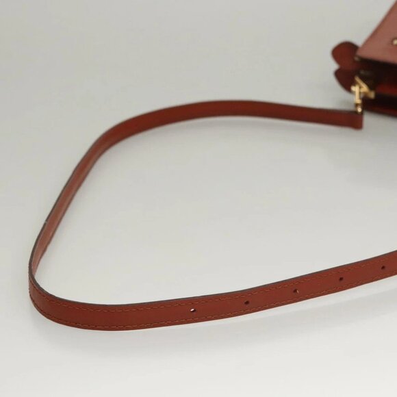 LOUIS VUITTON Epi Angian Clutch Bag Brown - Picture 9 of 15